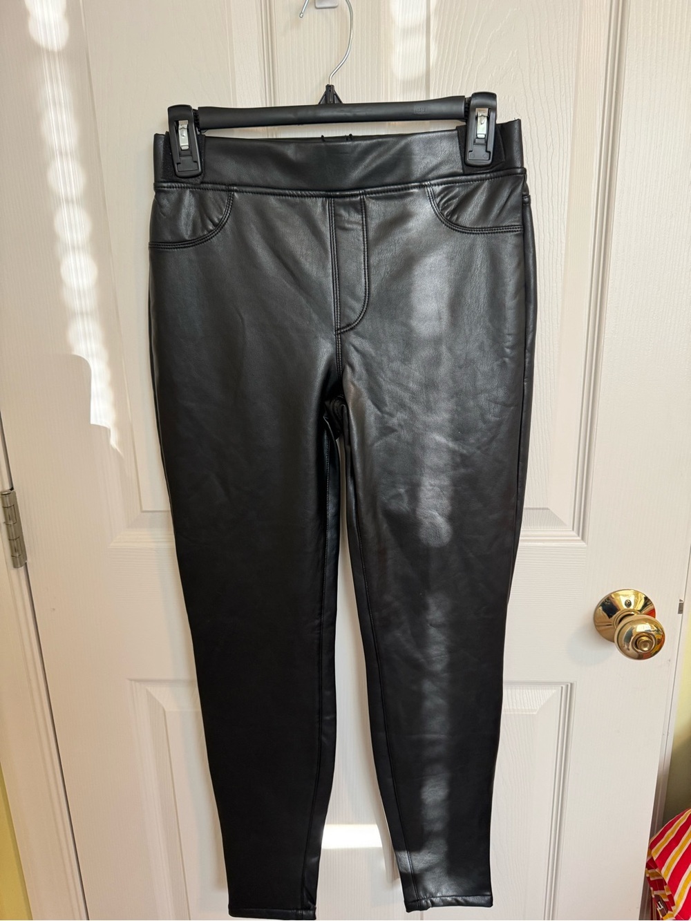 Sanctuary Black Faux Leather Leggings